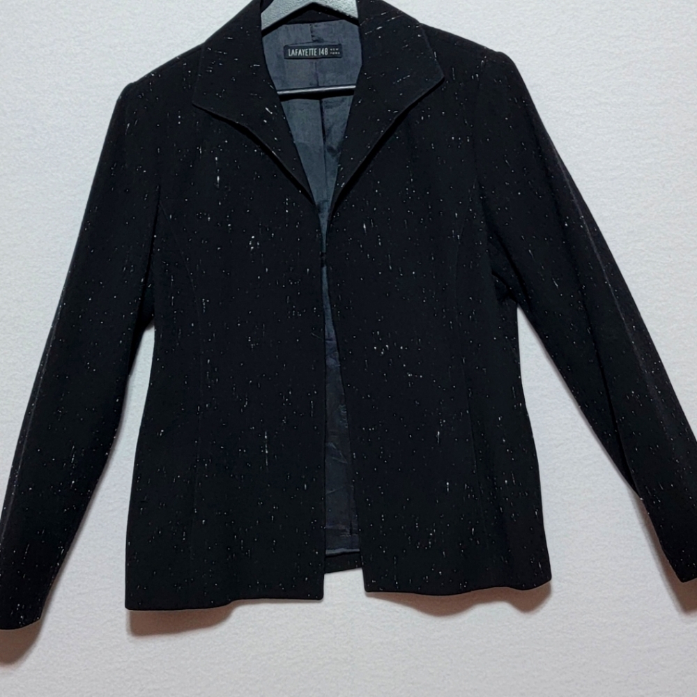 Lafayette 148 NEW YORK Wool Blend Blazer Jacket Size 10. #809